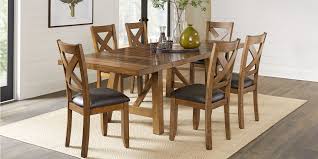 Acorn Cottage Brown 5 Pc Dining Room With X Back Chairs Dining Room Sets Cottage Dining Rooms Dinning Room Sets