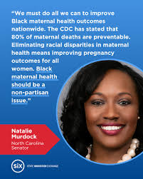Black maternal health should be a non-partisan issue.” — Sen. Natalie  Murdock 🖤 We couldn't agree more. This #BMHW25, we uplift legislators like  Senator @nataliefornc, who remind us that improving outcomes for