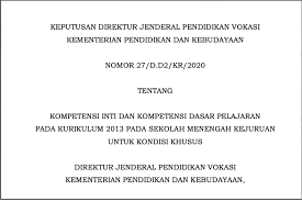 Silabus smk dirancang untuk memberikan informasi tentang jenis bakat dan minat yang relevan dengan keterampilan dan karir siswa smk. Kompetensi Inti Kompetensi Dasar Pelajaran Pada K13 Pada Smk Untuk Kondisi Khusus Bersama Hadapi Korona