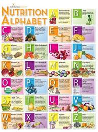 nutrition a to z nutrition poster vitamins macro micro