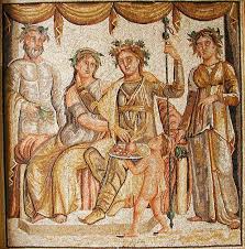 Magnificent Roman Mosaic Representing The Wedding Of Ariadne 2nd Century Ad Www Decorarconarte Com Ancient Roman Art Roman Mosaic Roman Art