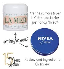 Nivea Creme The Review And Comparison To La Mer 15 Minute Beauty Fanatic Nivea Skincare Dupes Nivea Cream