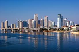 Miami Skyline Miami Morning Skyline And Port Sponsored Skyline Miami Port Morning Ad Miami Skyline Skyline South Beach Florida