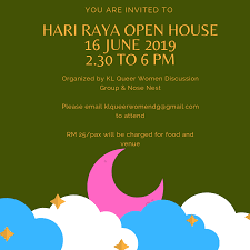 Savesave invitation hari raya open house for later. Hari Raya Open House 2019