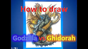 In this video i will be speed drawing king ghidorah from godzilla king of the monsters 2019 movie. How To Draw Godzilla Vs Ghidorah From King Of The Monsters Youtube
