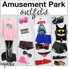 Try too keep your accessories minimal so you won't have to worry about taking stuff off on rides or breaking a watch cuz. Outfits To Wear At Amusement Park D Musely