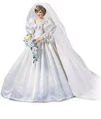 Franklin Mint Princess Diana Commemorative Porcelain Bridal Doll Franklin Mint Princess Diana Dolls Princess Diana Wedding Diana Wedding Dress Bride Dolls