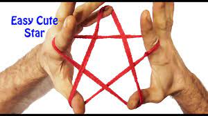Learn How To Make A Cute Star String Figure String Trick Easy Step By Step Youtube
