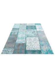 Blau grauer musterteppich patchwork groß: Patchwork Teppiche Bei Otto Online Shop