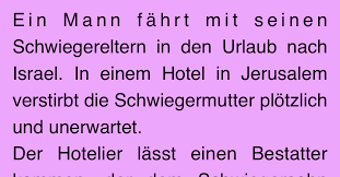 Wer Schwiegermutter Witze Mag Sollte Sich Diesen Leicht Makaberen Witz Des Tages Nicht Entgehen Lassen Ein Urlaub Endet Witz Des Tages Schwiegermutter Witze