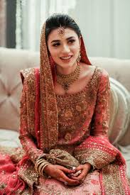 Barat Bride In A Pink Bunto Kazmi Jora Pakistani Bridal Wear Indian Bridal Wear Pakistani Bridal Dresses