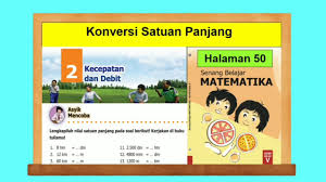 Konversi Satuan Panjang Asyik Mencoba Hal 50 Senang Belajar Matematika Kelas 5 Bab 2 Youtube