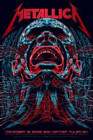 Metallica Metallica Art Rock Band Posters Metallica