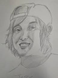 Denton artist for online comic strip character