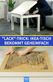 Entdecke in deinem ikea einrichtungshaus & online unsere wohnzimmertische für dein zuhause. Tisch Selber Bauen Mit Diesem Diy Bekommt Dein Lack Von Ikea Ein Praktisches Versteck Tisch Selber Bauen Ikea Tisch Ikea Diy