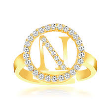 If you are looking to name your baby boy then here is our list of globally popular n letter names for boy babies. Buy Shayza Gold Plated And American Diamond Love Heart Initial Letter Name Alphabet N Adjustable Ring For Unisex Adult Child Yellow At Amazon In
