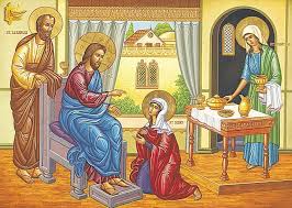 Imitating Without Ceasing the Deeds of Saints Martha, Mary and Lazarus,  17th Thursday (I), July 29, 2021