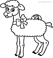 Select one of 1000 printable coloring pages of the category animals. Little Lamb Color Page