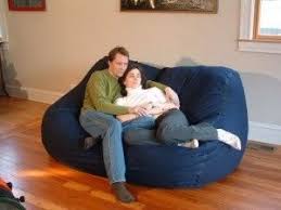 Couple Sitting On Bean Bag Bean Bag Sofa Cotton Bean Bag Chair