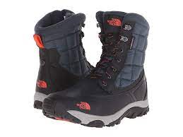 The North Face Thermoballtm Utility Phantom Grey Valencia Orange Men S Boots Modesens Boots Men Boots The North Face