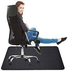 amazon com office chair mat for hard floor 35x47 inches straight edge rectangular sturdy multi purpose polyethyl desk chair mat office chair mat chair mats