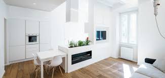 Minimalist Apartment With All White Interior In Rome By Brain Factory Architecture Design 10 Stunning Homes Small Apartment Interior White Interior Design Small Apartments