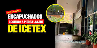 Para solicitar más información de icetex desde el extranjero, llame al teléfono internacional +57 6618646. Video Encapuchados Tirando Piedra Contra Icetex En Cali