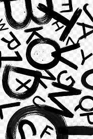Black And White Letters Png Jumbled Letters Png Grunge Hand Drawn Font Typography Free Image By Rawpixel Com Sasi In 2020 Hand Drawn Fonts Free Illustrations Lettering Alphabet Fonts