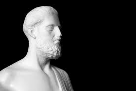 Homer Is The Author Of The Poems, Iliad And Odyssey Known As "Homeric  Epics". White Marble Bust Of The Greek Poet. Фотография, картинки,  изображения и сток-фотография без роялти. Image 25084075