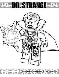 Coloring Page Dr Strange True North Bricks Avengers Coloring Pages Lego Coloring Pages Avengers Coloring