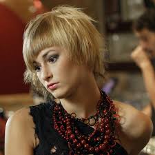 Short layered bob with bangs. Hairstyles With A Mix Of Actual Trends And Coming Designer Fashions