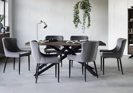 That's why our tables, chairs and sideboards are all carefully designed to set the scene. Sapporo Table And 6 Fabric Chairs Dining Set Furniture Village