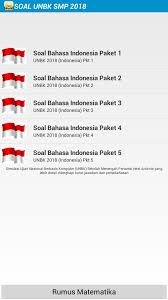 Soal Unbk Smp 2017 2018 For Android Apk Download