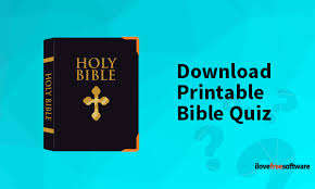 Pixie dust, magic mirrors, and genies are all considered forms of cheating and will disqualify your score on this test! Download Printable Bible Quiz From These Free Websites