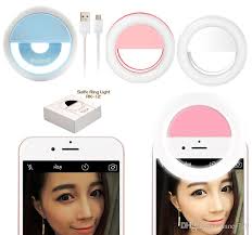 Jzmc1 Techtrance Portable Led Selfie Ring Light For Smartphones Phone Ring Light Portable Mini Q Flash Light Mobile Phone Selfie Led Ring Light Full Light For Smart Phone In