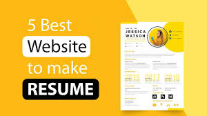 Use visualcv's free online cv builder to create stunning pdf or online cvs & resumes in minutes. 5 Best Free Resume Builder Website Youtube