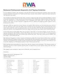 Restaurant Professionals Respond to Anti-Tipping Celebrities