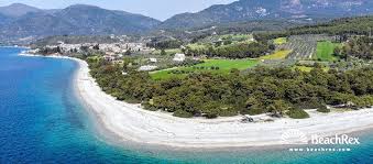 Από την παραλία ηρακλής, και προσφέρει βεράντα και θέα στη θάλασσα. Paralia Rovies Rovies Euboea Sterea Ellada Greece Beachrex Com