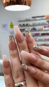 Top 100 Acrylic Nail Designs Of May 2019 Page 33 Of 99 Best Acrylic Nails French Nail Designs Nail Designs Glitter