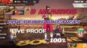In this game, you can select your. Free Fire Id And Password Giveaway 2021 Youtube