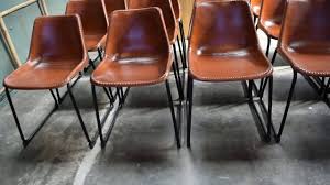 Industrial Leather Cafe Restaurant Chair Vintage Industrial Dining Table Restaurant Chairs Industrial Chair Design
