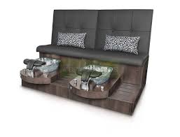 Gs Selena Double Pedicure Bench Pedicure Chairs For Sale Salon Furniture Nail Salon Furniture