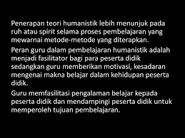 Kondisi fisiologi yang baik merupakan faktor pertama. Teori Belajar Humanistik Ppt Download