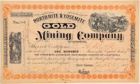 Barrick gold owns five of the world's top 10 tier 1 gold assets such as cortez and goldstrike in nevada, usa and kibali mine in africa. North Hite Yosemite Gold Mining Company Stock Certificate 106932 Holabird Western Americana Collections