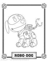 You can use our amazing online tool to color and edit the following paw patrol ryder coloring pages. Paw Patrol Robo Dog Coloring Page Novocom Top