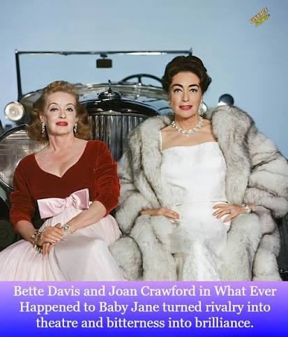 The 1962 psychological drama What Ever Happened to Baby Jane brought  together two of Hollywood's fiercest forces. Bette Davis and Joan Crawford,  once rivals in glamour, now faced each other in decay,