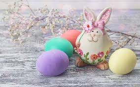 download wallpapers happy easter rabbit colorful decorated eggs easter decoration spring flowers besthqwallpapers com decoracao de ovos artesanato de pascoa ideias para pascoa