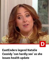 EastEnders icon Natalie Cassidy has opened up about her battle with hay  fever, admitting the high pollen count has left her with 'swollen eyes' as  she struggles to see