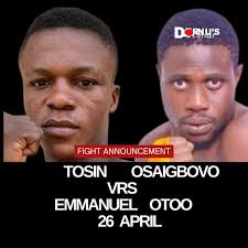 Africanus Neequaye (9–0, 9 KOs) will take