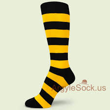 Ma139 Golden Yellow Black Premium Quality Stripe Mens Groomsmen Socks Black And Green Dress Groomsmen Socks Groomsmen Socks Gift